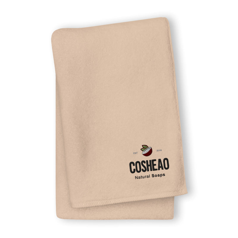 COSHEAO Turkish cotton towel - black logo