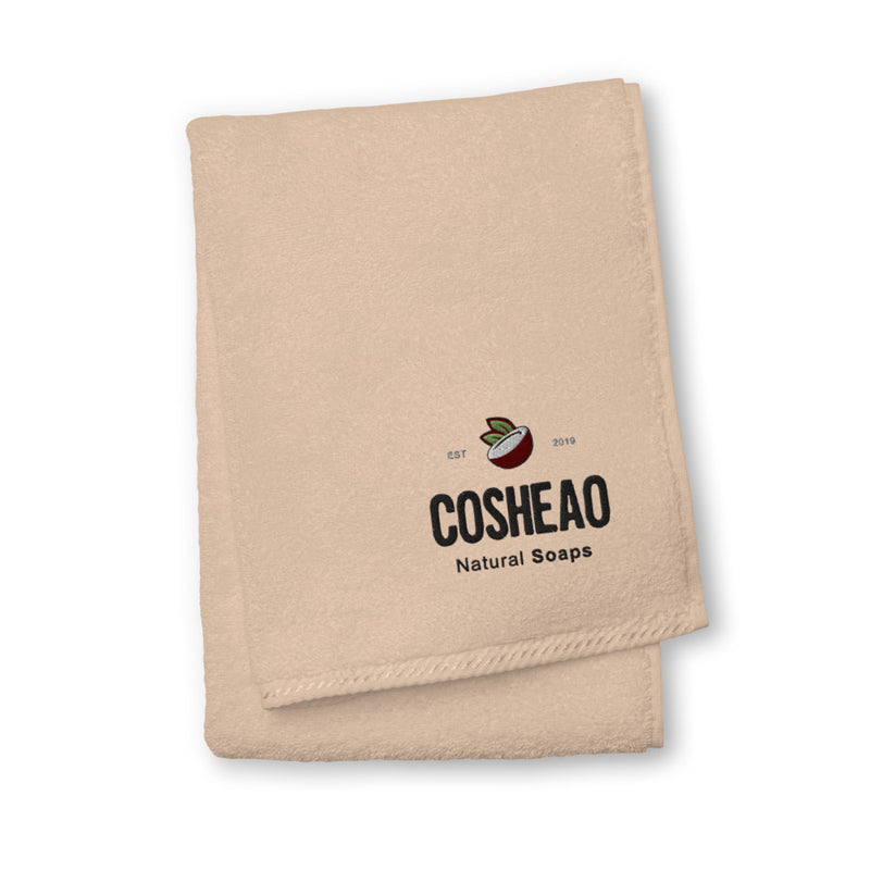 COSHEAO Turkish cotton towel - black logo