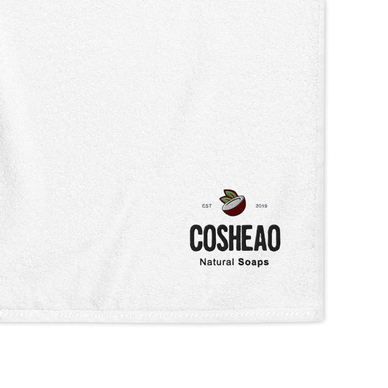 COSHEAO Turkish cotton towel - black logo