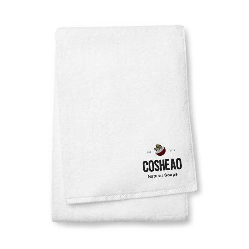 COSHEAO Turkish cotton towel - black logo