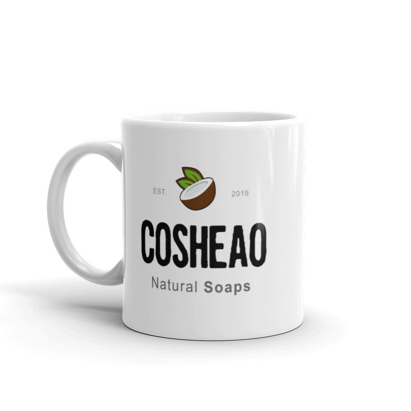 COSHEAO White glossy mug