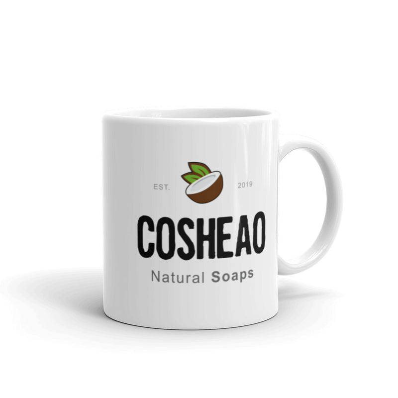 COSHEAO White glossy mug