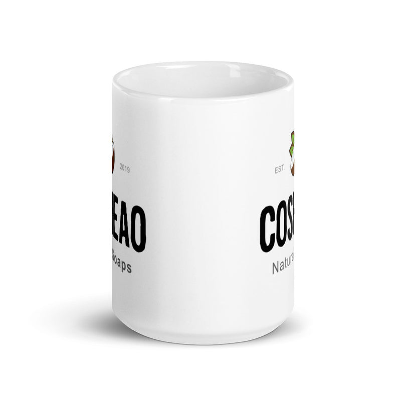 COSHEAO White glossy mug