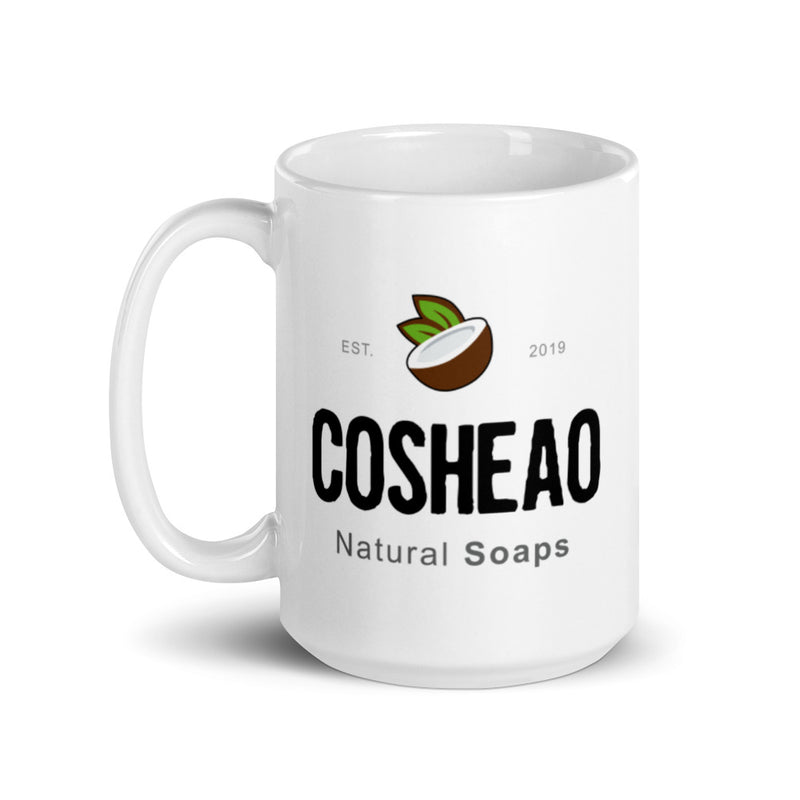 COSHEAO White glossy mug