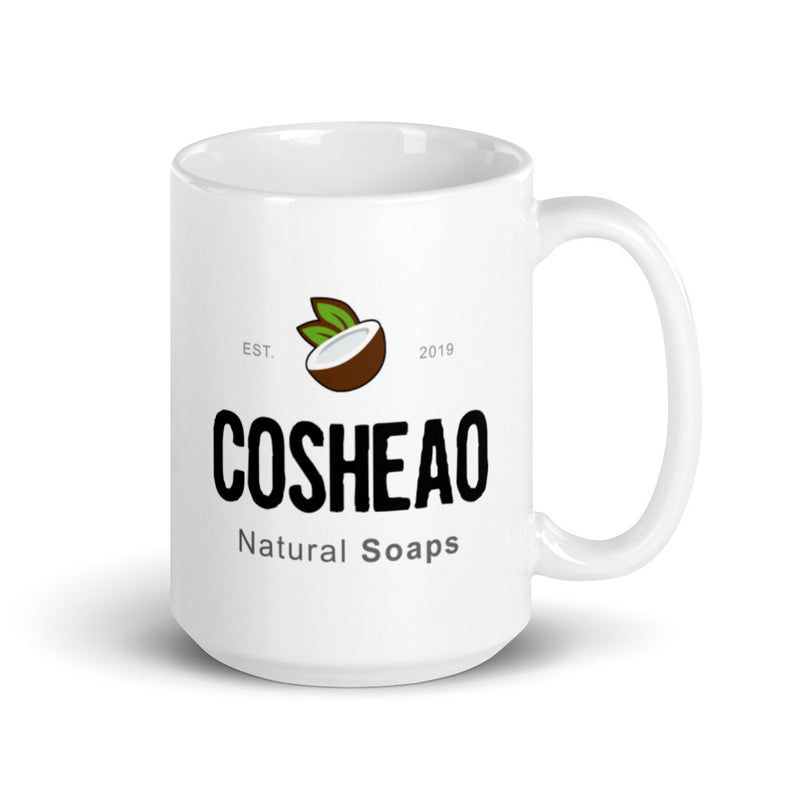 COSHEAO White glossy mug