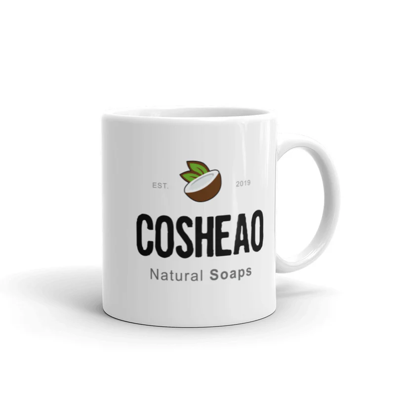 Cosheao White glossy mug